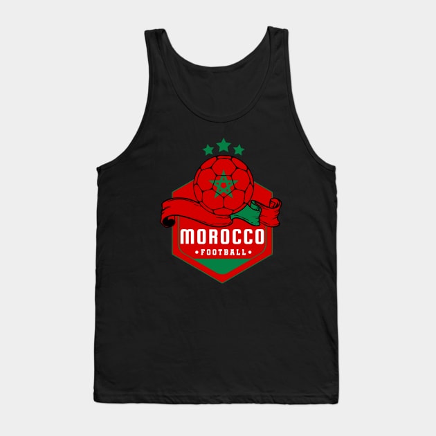 Morocco World Cup Tank Top by footballomatic